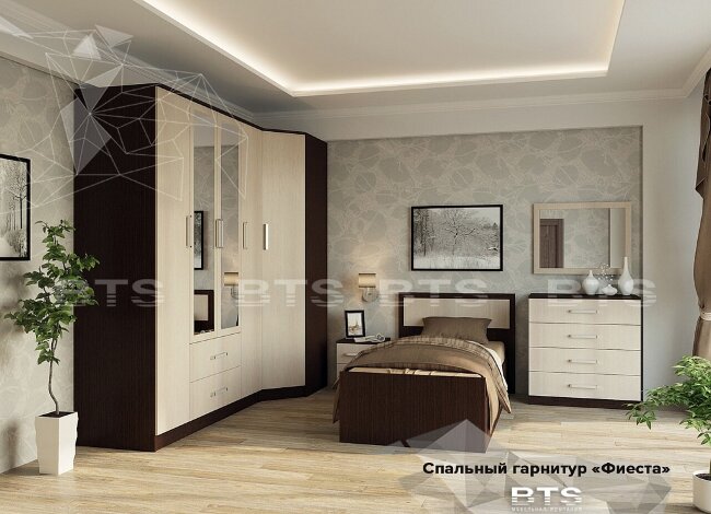 "Фиеста" кровать1,2м (1200х750х2032) БТС венге/лоредо ; ясень темный/ясень светлый