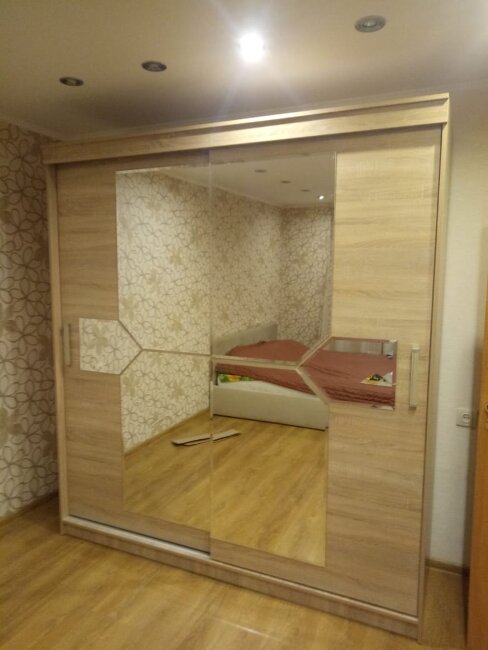 Шкаф-купе «Комфорт 13" ЭЛЕГАНТ  (1500х600х2200 мм)  Цвет:  ДУБ СОНОМА 