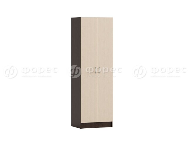 Шкаф со скалкой ШК302 (600х1908х440) гостиная МАКАРЕНА (стм) Цвет :  венге/белфорт; шимо темн/светл