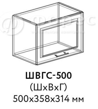 Кухня РИО ШВГ 500 фасад Ф101  (Ф83)