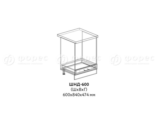 Кухня РИО ШНД 600 фасад Ф501 